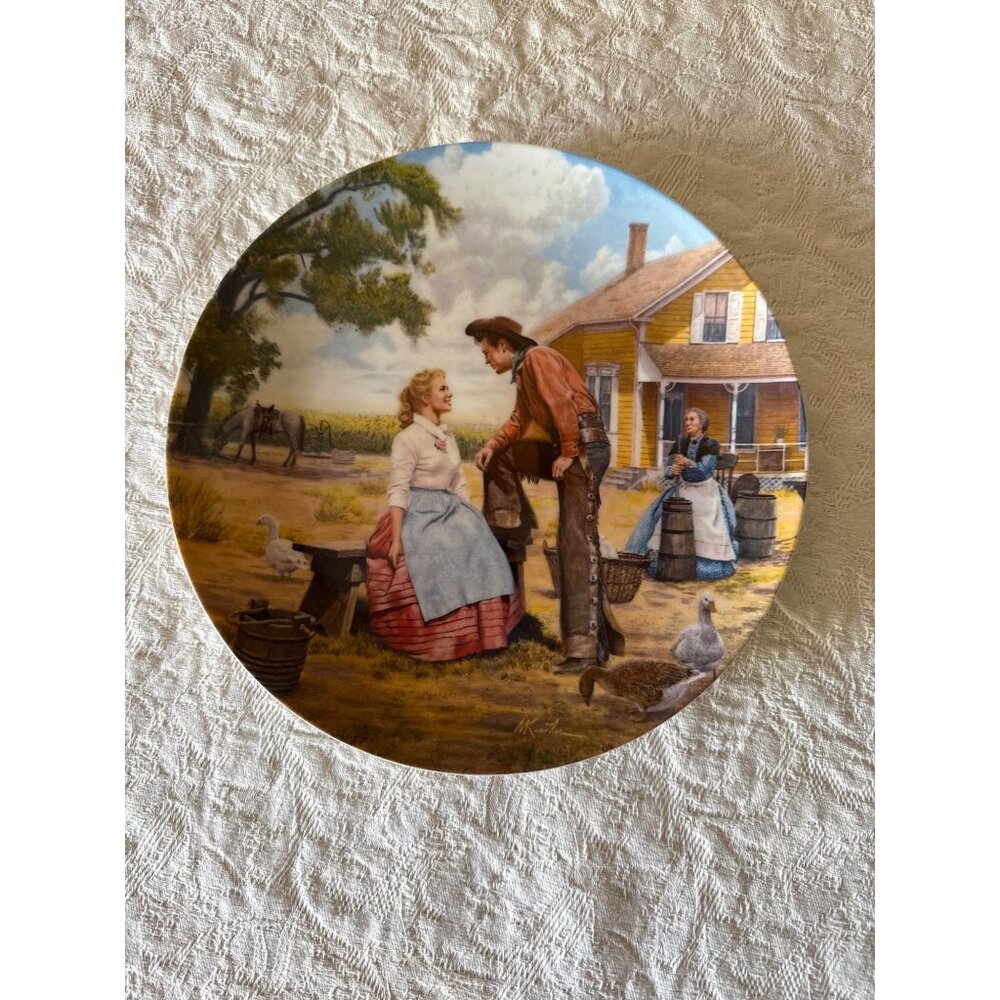 Oh What A Beautiful Mornin Decorative Plate  M. Kunstler First Issue Knowles